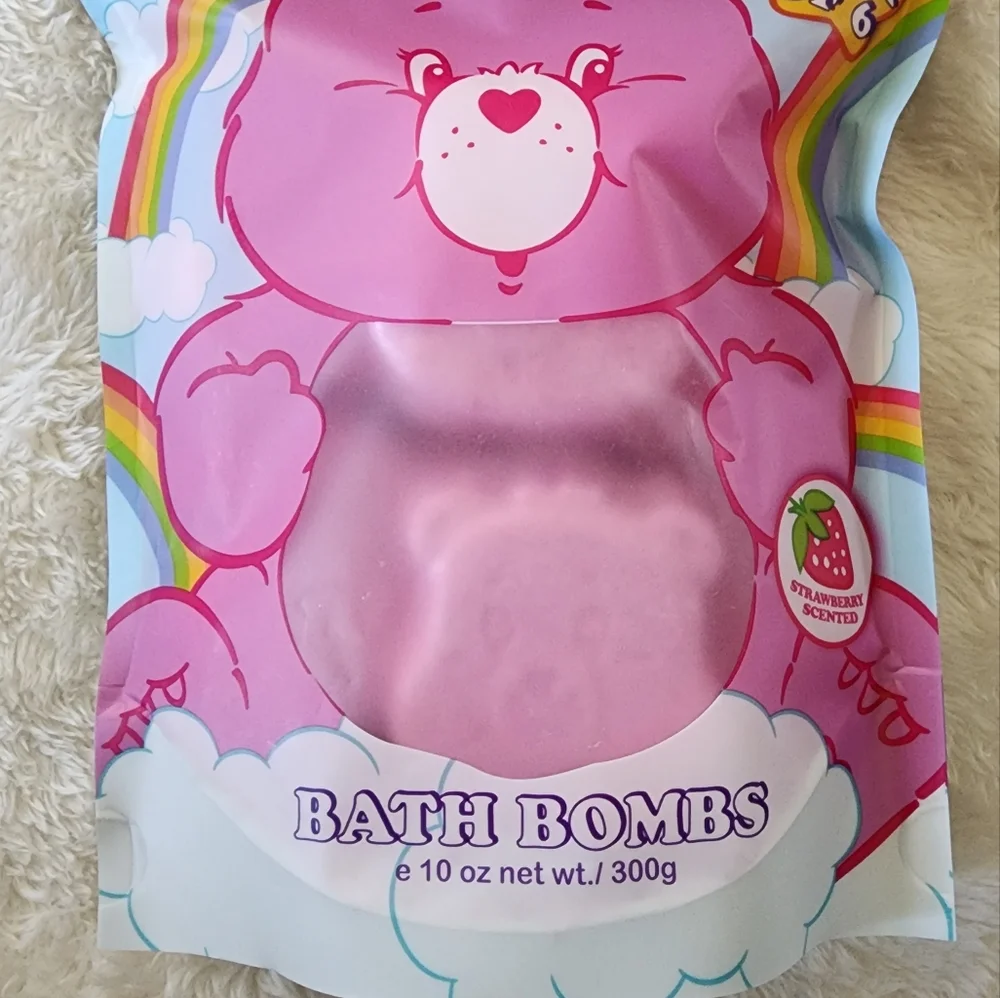 Care❤ Bears Bath Bombs with Strawberry 🍓 scent